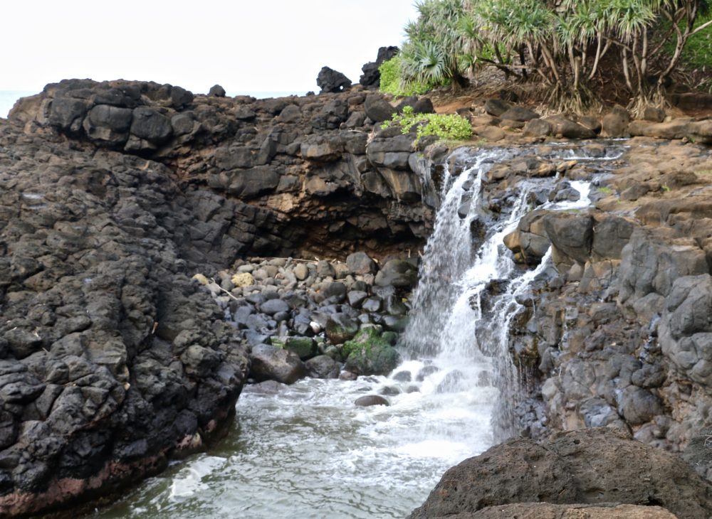 Waterfalls along the Queen's Bath Trail | Roads and Destinations