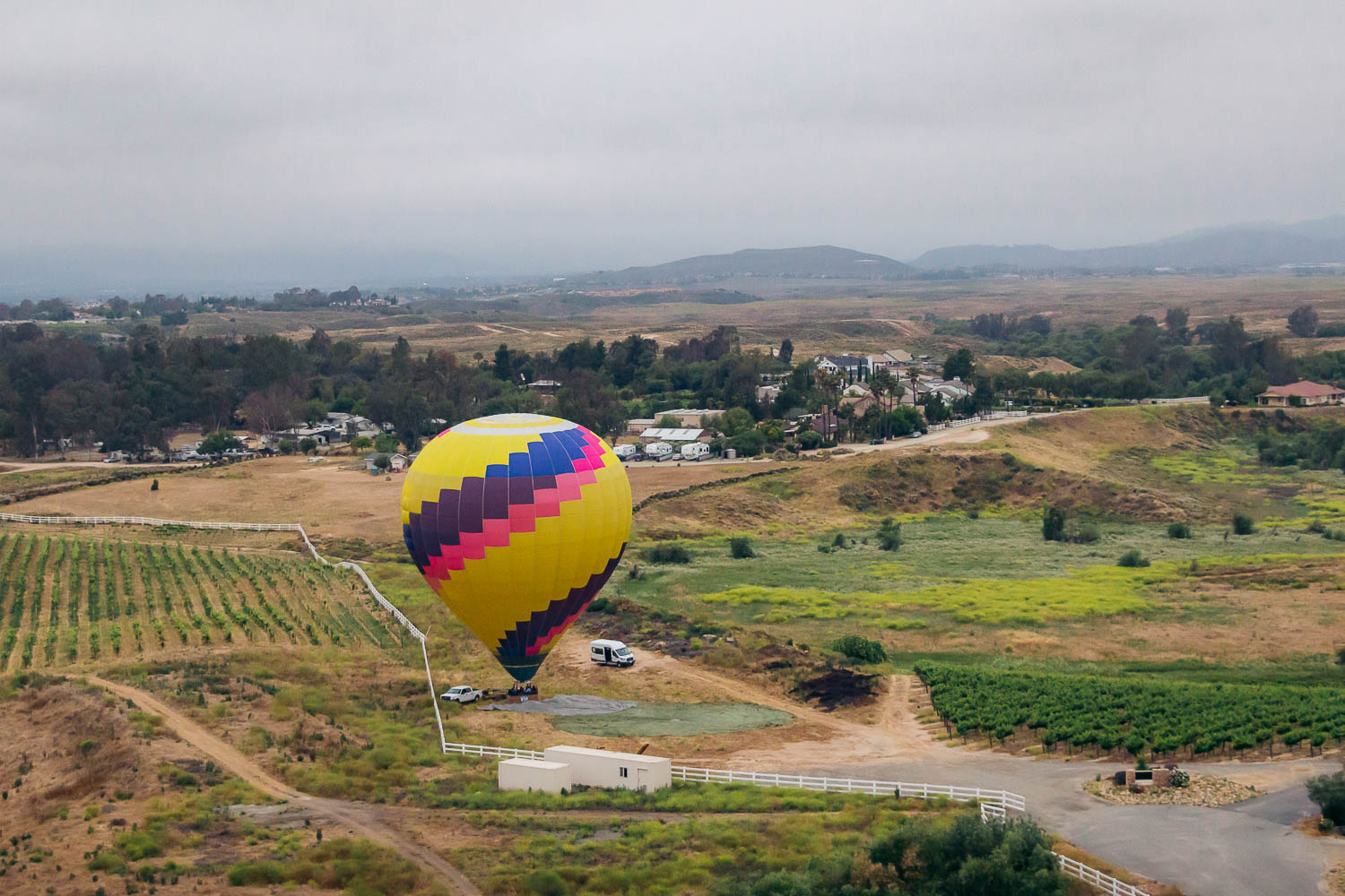 Hot air balloon ride in Temecula - Roads and Destinations