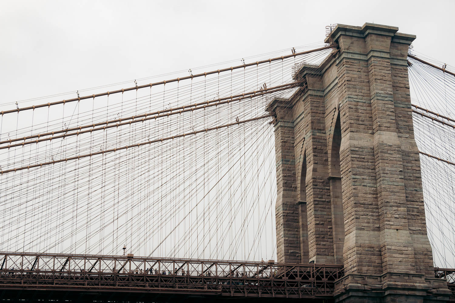 Walking across Brooklyn Bridge | Roads and Destinations