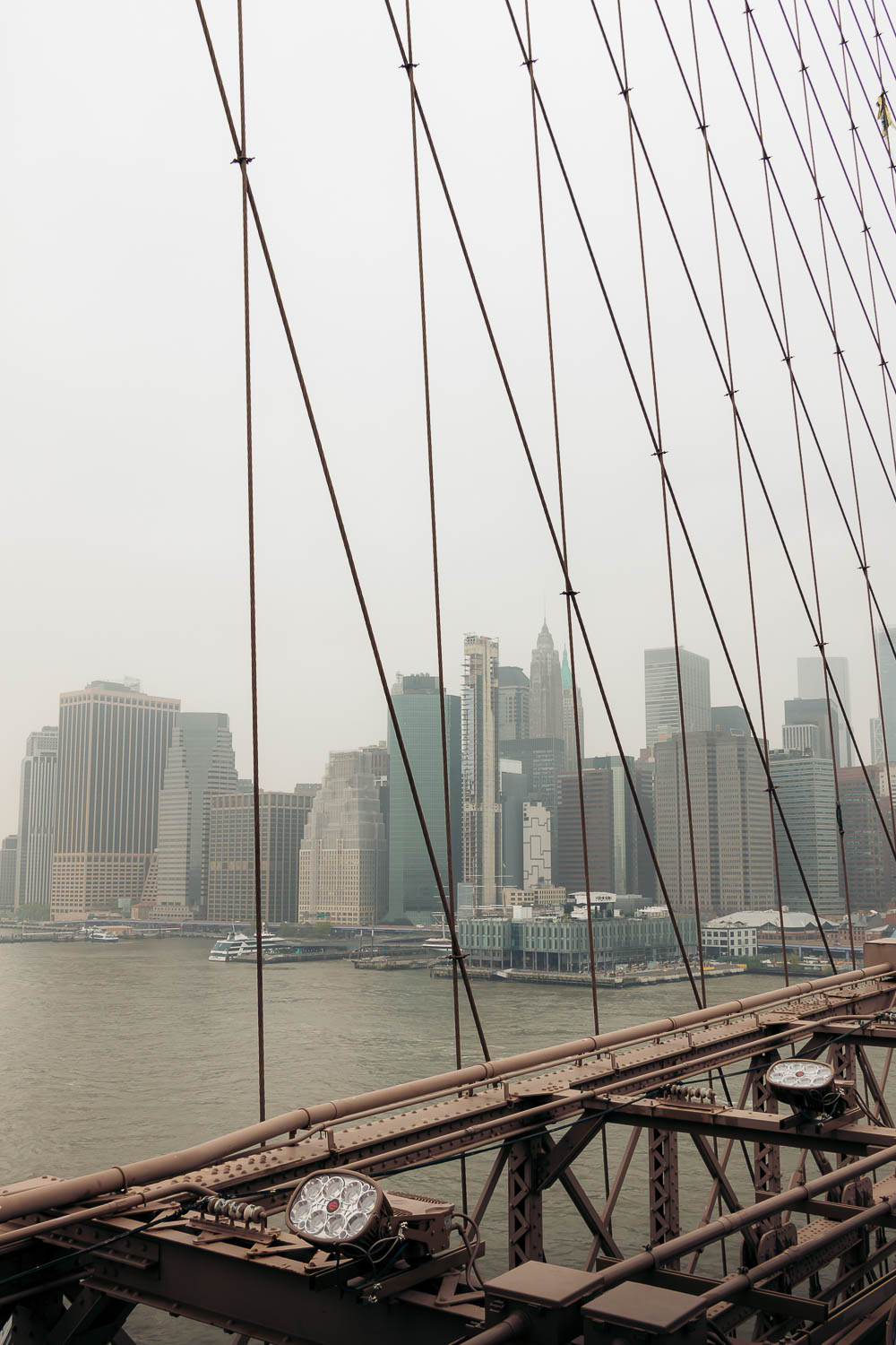 Walking across Brooklyn Bridge | Roads and Destinations